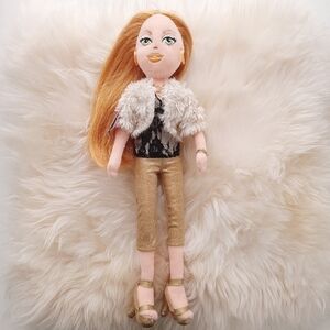 Ty Girlz Classy Carla Soft Doll 14"